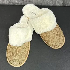 Coach | Shoes | Coach Ziva Faux Fur Slippers Mr41 | Poshmark display picture 3
